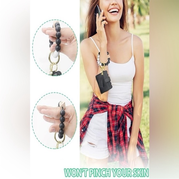 Zenana Wallet with Beaded Bracelet NEW - Picture 3 of 3